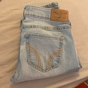 Hollister Light Wash Skinny Jeans Size 3R